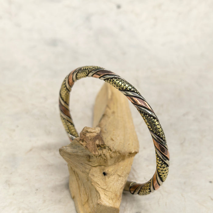 Bracciale Tibetano dei Tre Metalli Sacri