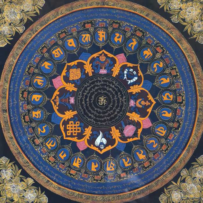 Mandala degli 8 simboli di buon auspicio