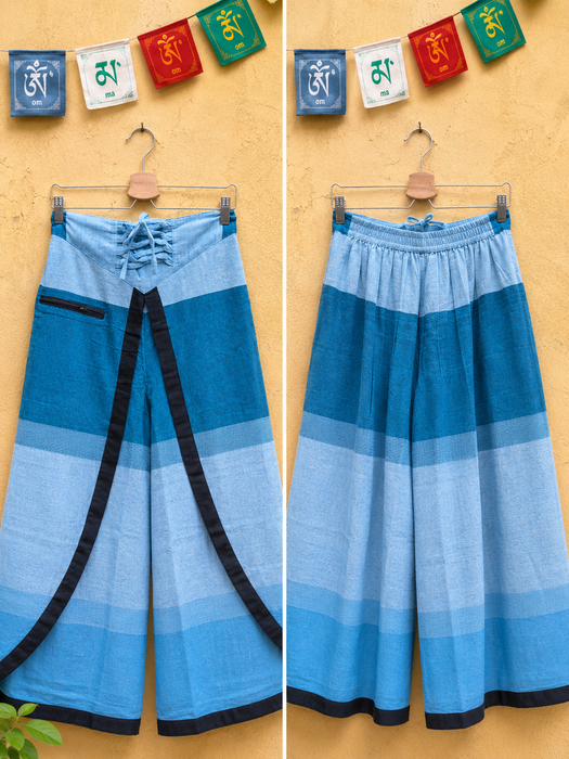 Pantalone Gonna in Cotone con Coulisse | Fatto a Mano in Nepal