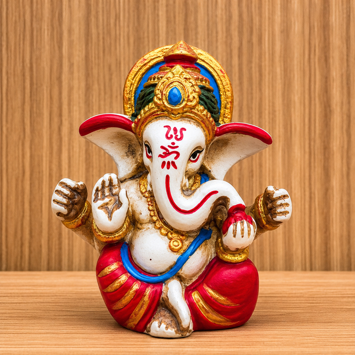 Statua Ganesha 6.5 cm Dio della Fortuna prosperità
