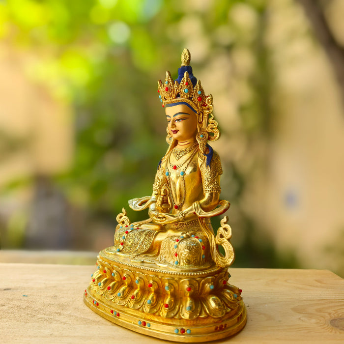 Buddha Amitayus in dorato