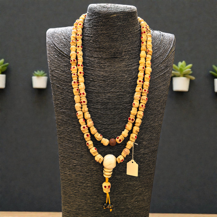 Mala Teschio in Osso di Yak