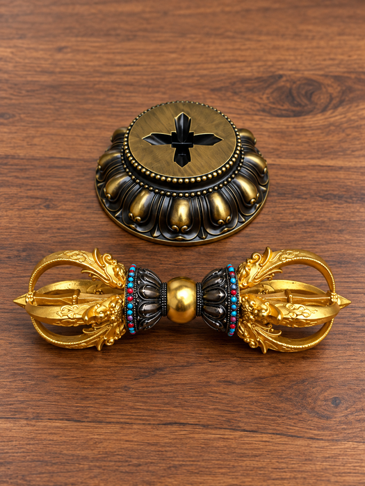 Dorje Tibetano con supporto Media