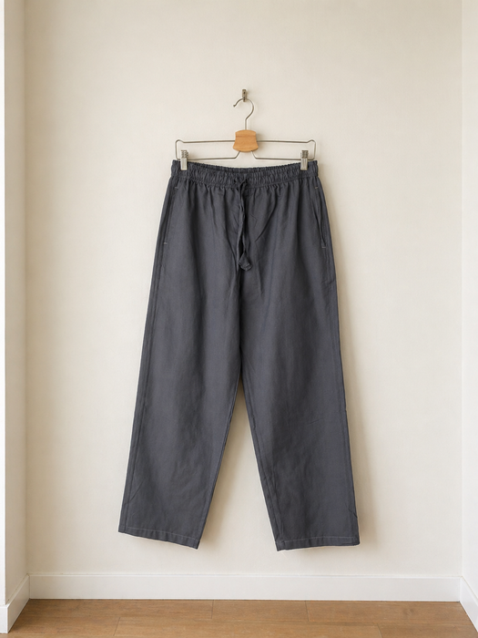 Classic grey cotton trousers