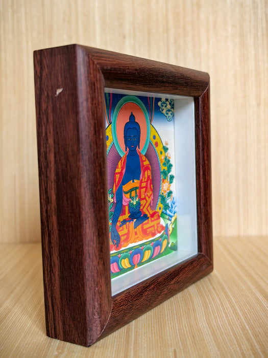 Buddha della Salute in cornice da appoggio