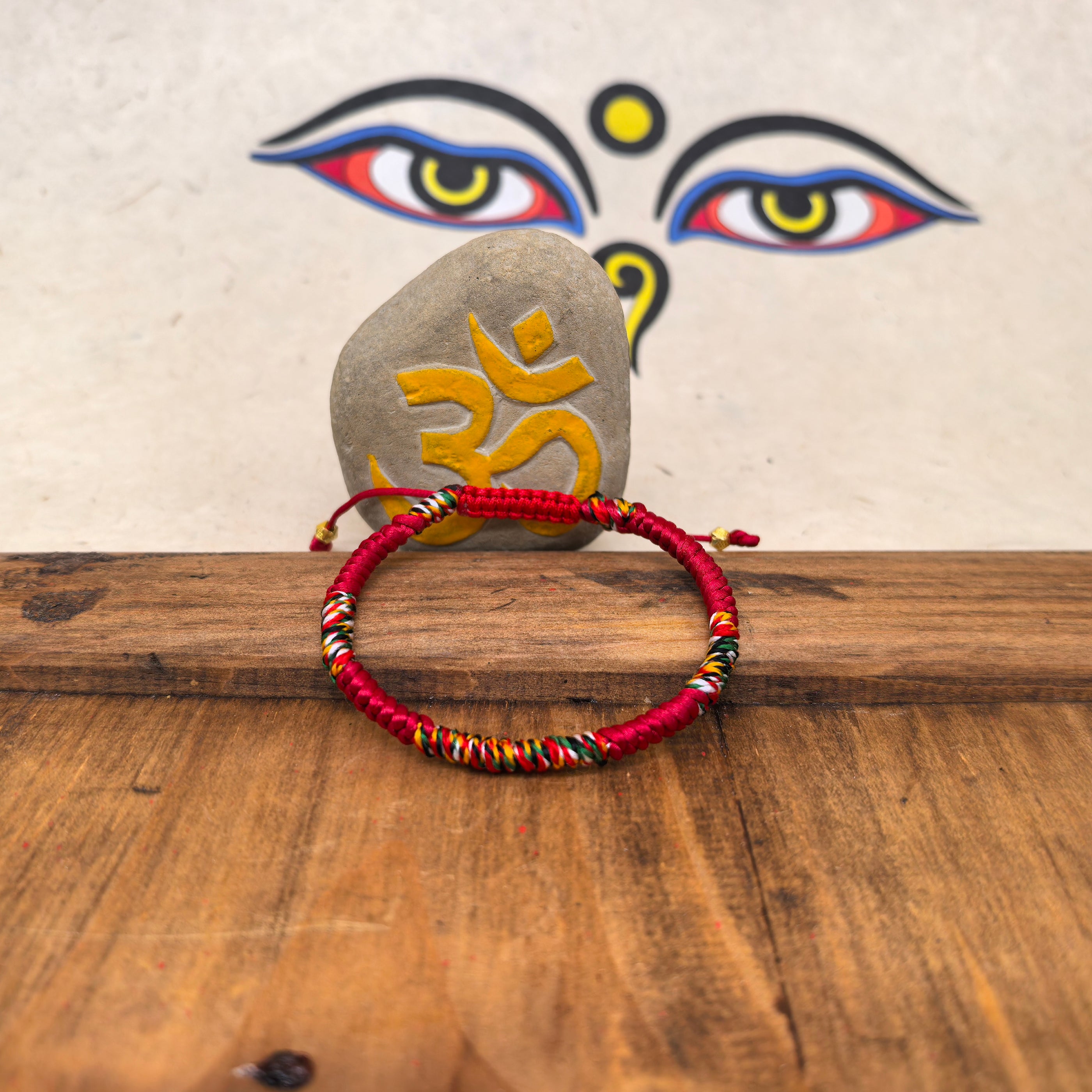 Bracciale Tibetano Tamashii In Turchese Naturale Da 6 Mm - Due Giri Regolabile - Benedetto Da Monaci Buddisti