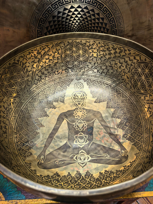 Campana tibetana Sette Chakra
