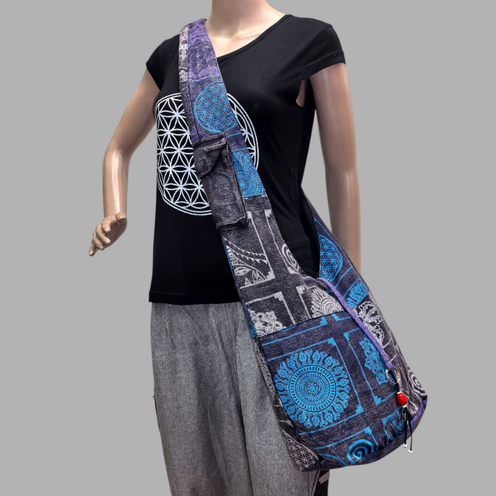 Borsa Tracolla cotone stampata