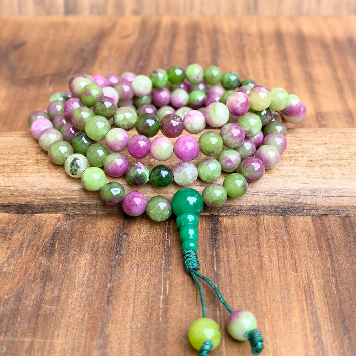 Mala in Rubino Zoisite