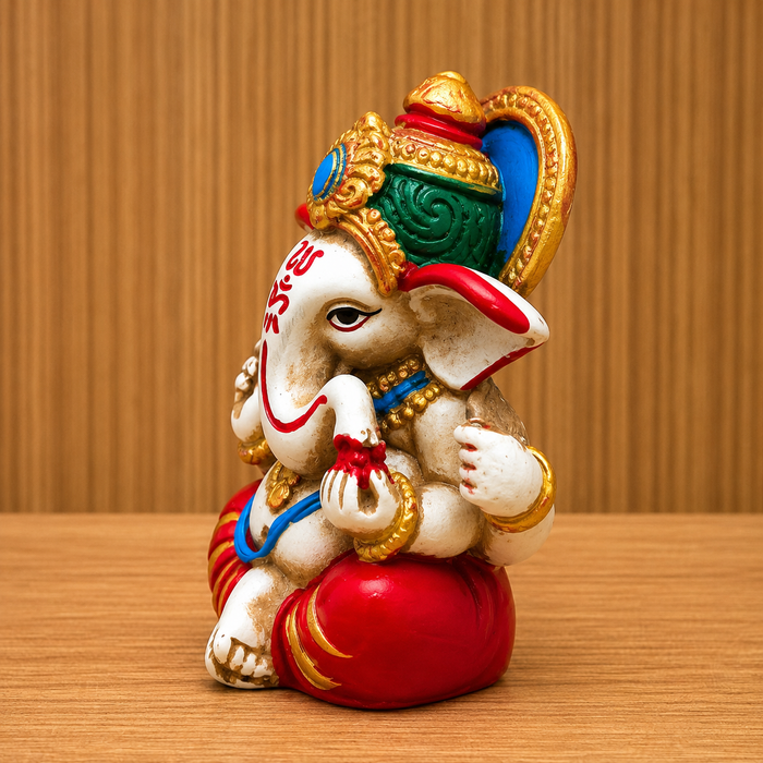 Statua Ganesha 6.5 cm Dio della Fortuna prosperità