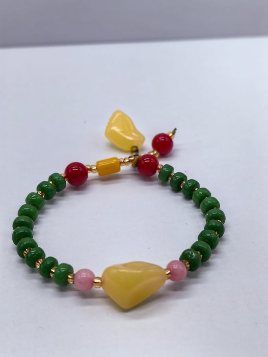 Braccialetto con perline tibetane