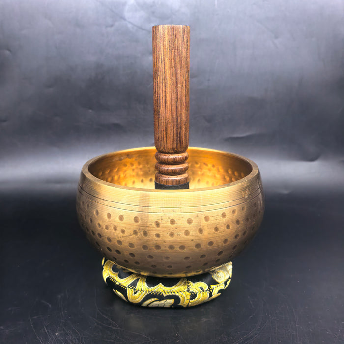 Campana Tibetana martelato
