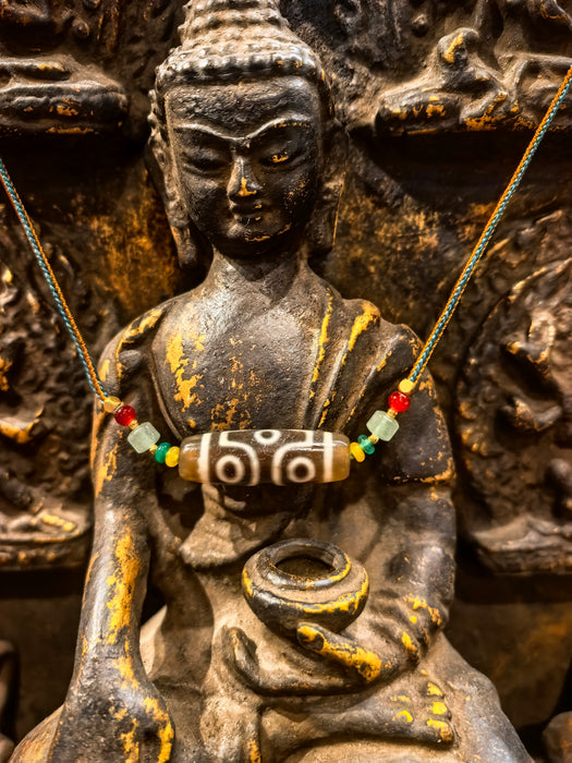 Dzi tibetano a sei occhi – Liberazione e serenità