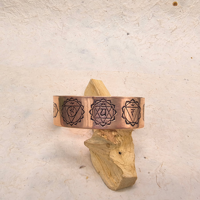 Bracciale di Rame con i 7 Chakra
