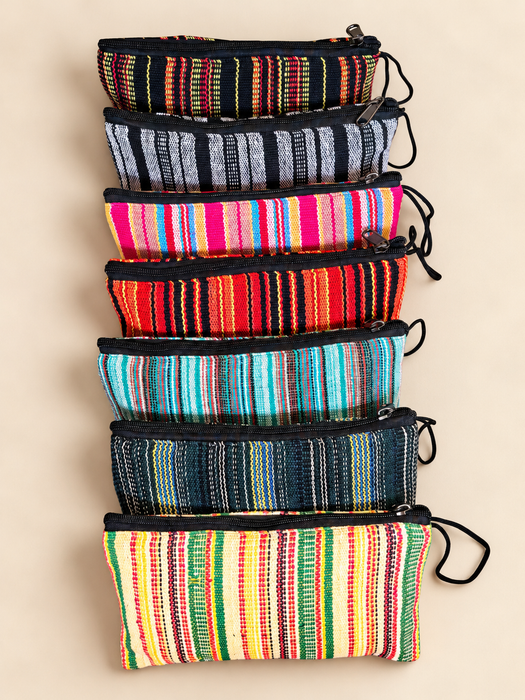 Pochette portatrucchi in cotone 25 × 15 cm