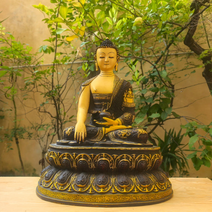 Buddha Shakyamuni in resina