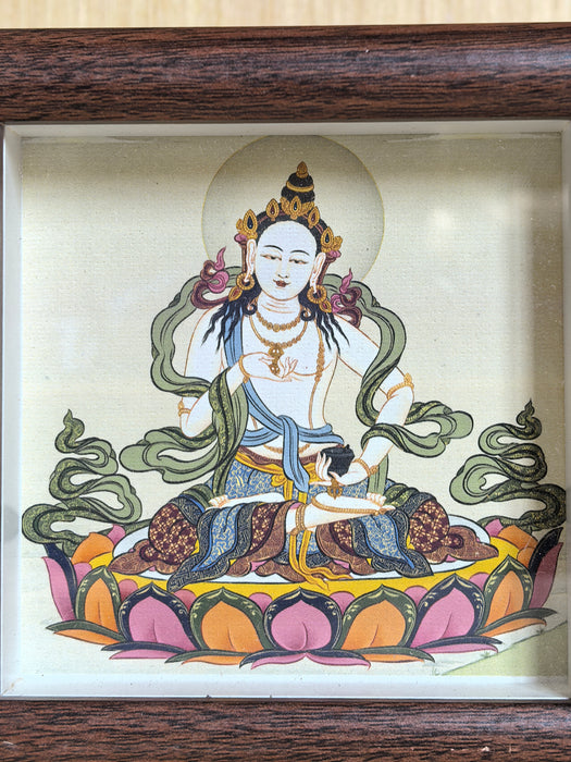 Vajrasattva in cornice da appoggio
