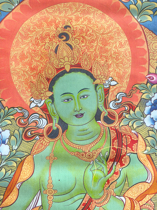 Thangka Tara Verde