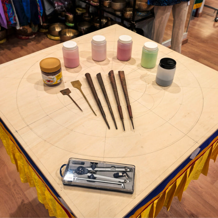 Chakpure for colored sand mandala