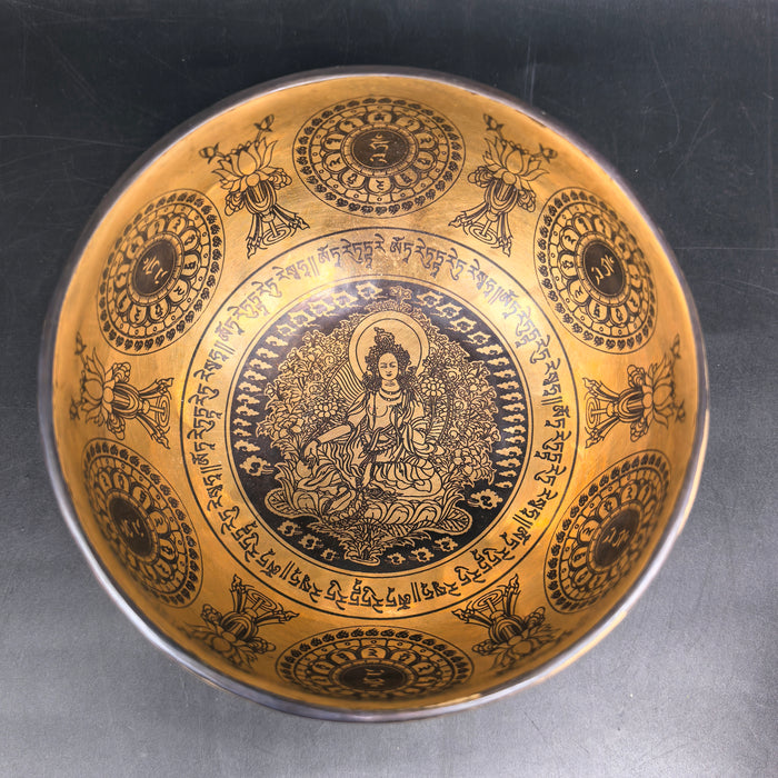 Campana Tibetana con Tara Verde