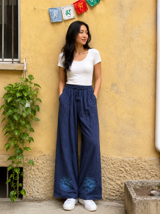 Pantalone Mandala elasticizzata vita