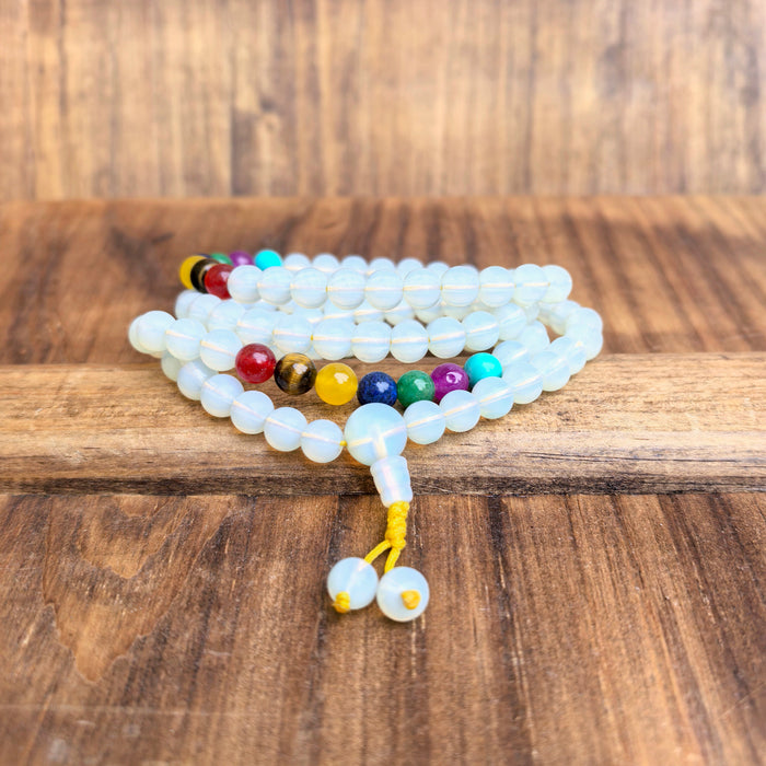 Mala in Opale di mare 7 chakra
