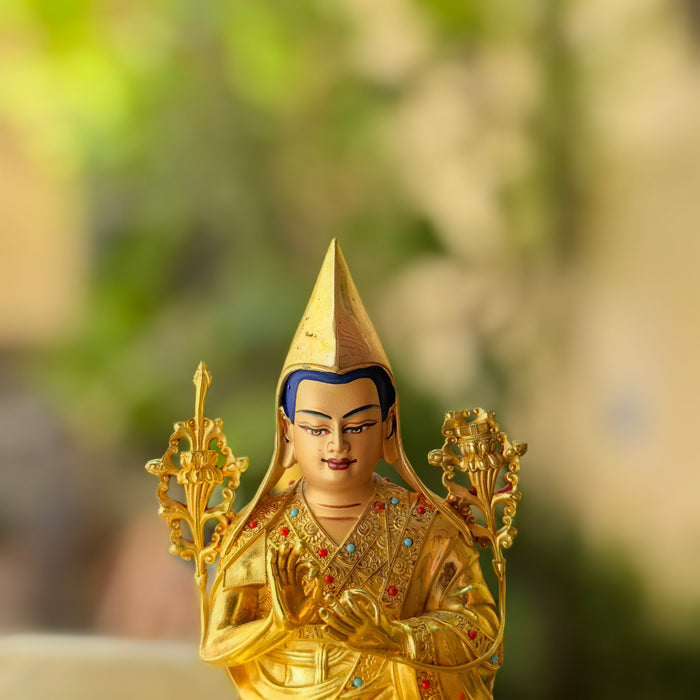 Lama Tsongkapa dorato