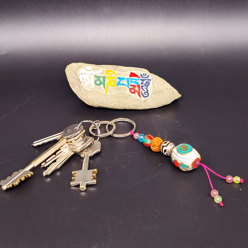 Porta Chiave Tibetana con OM (6593385889956)