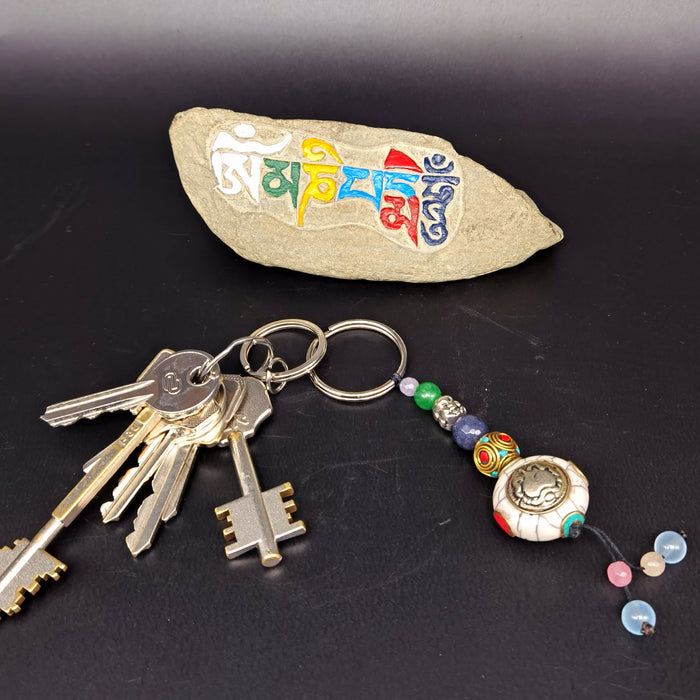 Porta Chiave Tibetana con OM (6593388642468)