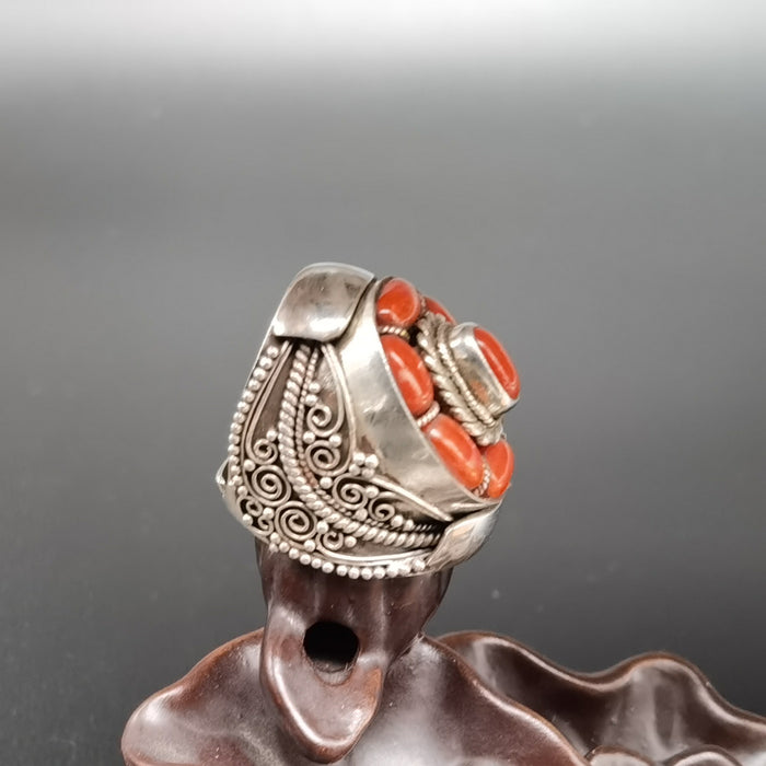 Anello Argento Coralli (6605114507428)