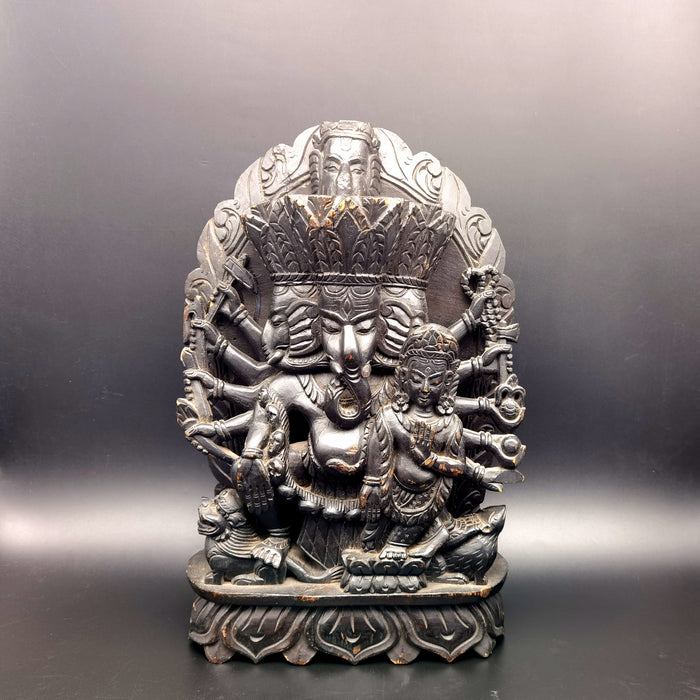 Ganesh in legno (6649638256804)