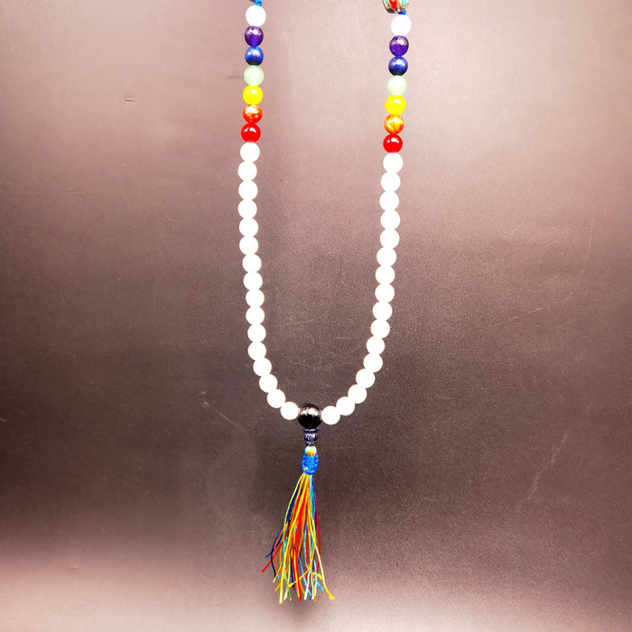 Mala quarzo rosso 7 chakra (6654558109860)