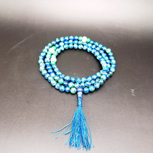 Mala agata blu 108 grani (6654550376612)