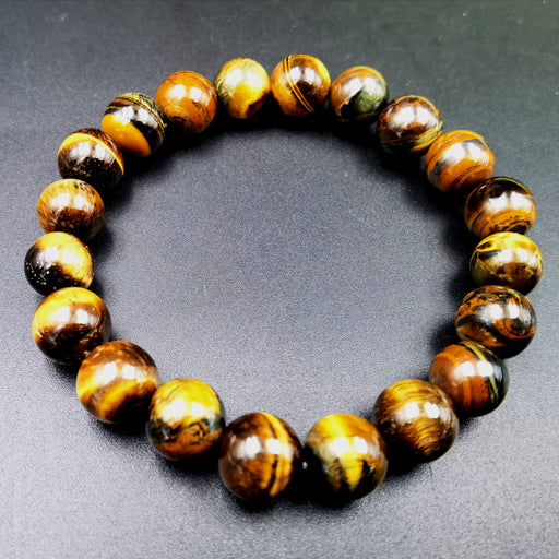 Bracciale Elastico Energie Naturali Bracciale Con Pietre Naturali Ematite E Occhio Di Tigre - Elastico, Per Uomo E Donna, Guarigione Energia Bracciale Energia Naturale Pietre - Foto 6