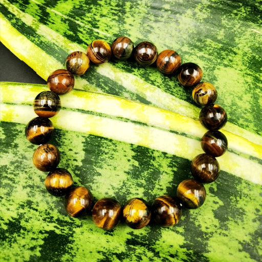 Bracciale Uomo Aruie - Occhio Di Tigre Naturale Con Chiusura Bracciale Uomo Aruie - Occhio Di Tigre Naturale Con Chiusura