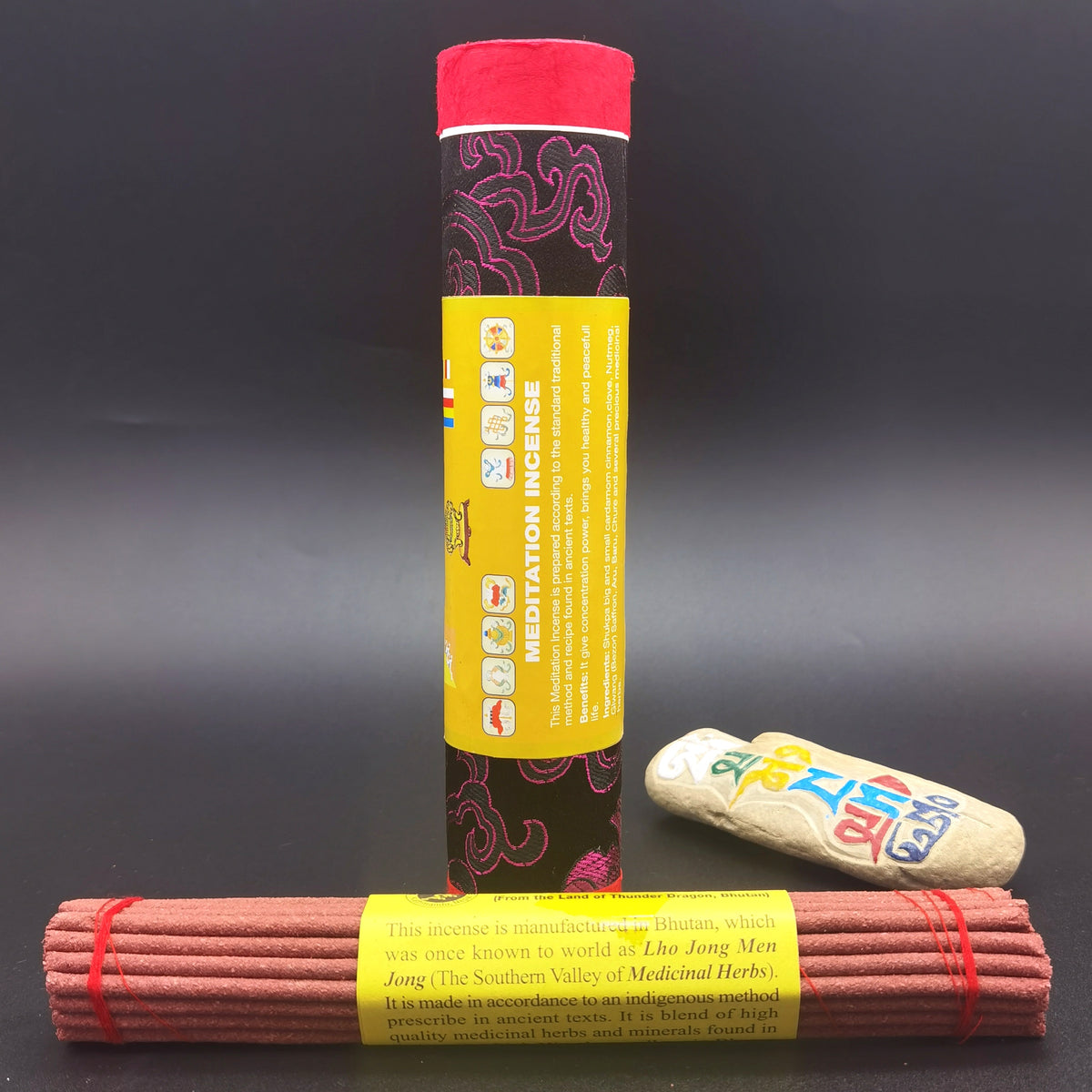 Incenso meditazione, 120 bastoncini in confezione da 6 pezzi Darshan, fatto a mano in India