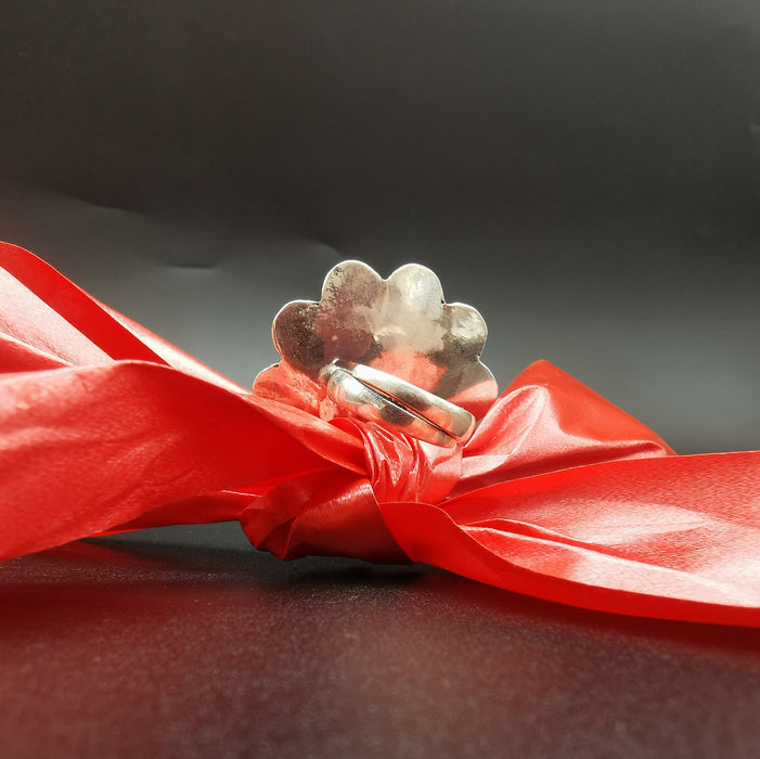 anello argento con sole
