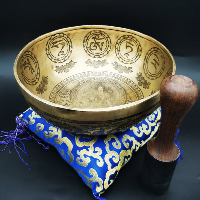 Campana Tibetana Tara Verde